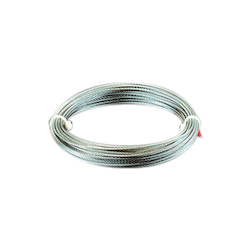 7 × 7 Wire Rope (Stainless Steel / With Clips)