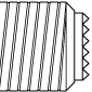 MISUMI Clamping Screws Serrated