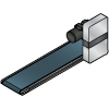 AT COMPANY Belt Conveyors, Plastic Chain Conveyors Top Mount