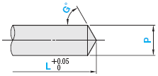 MISUMI Straight（Tip shape：16A） 6A