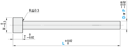 Ejector Pins With Tip Process No