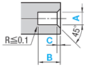 Round Core Pins For Boss CS