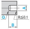 Round Core Pins For Boss SQ