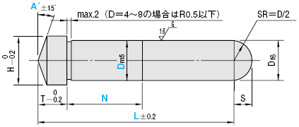 Angled Pins Flange (Tapered)