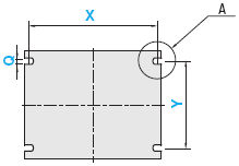 With Hole Boring U groove type