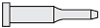 MISUMI Pilot Punches With Key Grooves（Surface treatment：None） Tapered tip