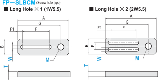 Slide Bracket (Screw Hole Type): Related Image