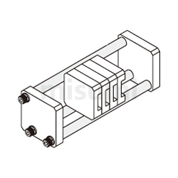 MISUMI round posts tap and thread complete sizes