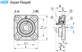 Square Flanged/Cast Iron:Related Image