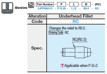 Locating Pins - Large Head Tapered - Plastic Tip - Tapped:Related Image