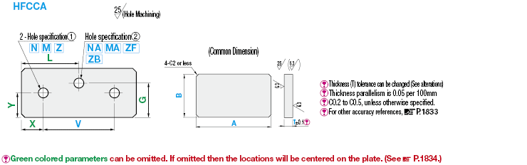 6 Surface Milled Mounting Plates/Brackets:Related Image