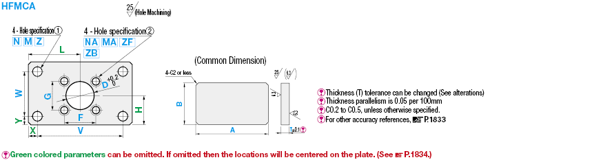 6 Surface Milled Mounting Plates/Brackets:Related Image