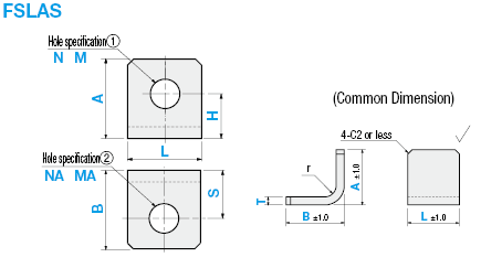 L Sheet Metal Mounting Plates/Brackets:Related Image