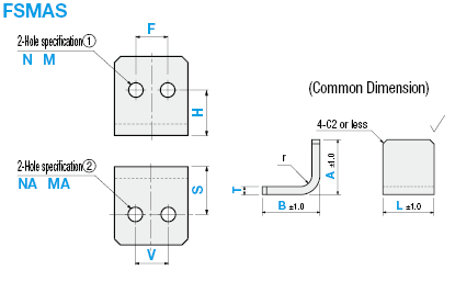 L Sheet Metal Mounting Plates/Brackets:Related Image