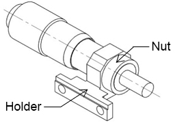 Sơ đồ núm micromet loại cố định đai ốc MISUMI