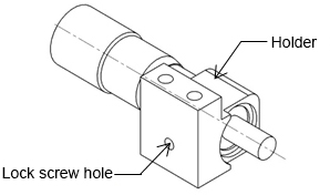 Sơ đồ núm micromet loại cố định vít khóa MISUMI