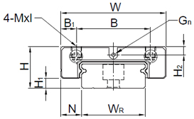 Diagram of Dimensional Precision of the Linear Guide