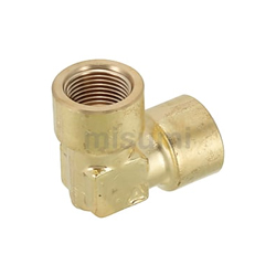 Economy Series Screw-In Fittings for Low Pressure, Brass, Equal Dia., Elbow