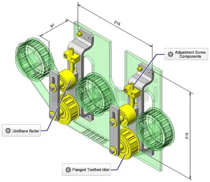 Belt tension device (manual)