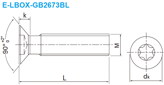 GB2672 Dimensional Drawing
