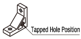 6 Series (Slot Width 8 mm) - For 1 Slot, Tabbed Brackets: Related Image