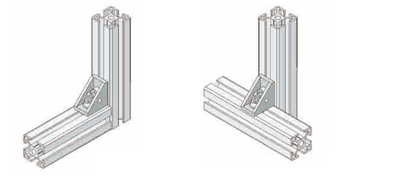 6 Series (Slot Width 8 mm) - For 1 Slot, Reversal Tabbed Brackets   Related Image 1_ App. Example