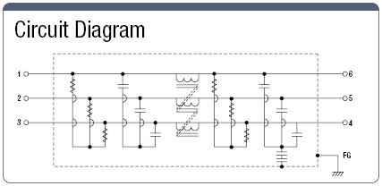 Noise Filter (Three-Phase, Low-Profile):Related Image