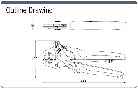 3191 Connector Original Manual Crimpers:Related Image