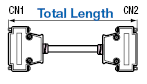 Serial RS232C 9 Core ⇔ 9 Core Crossover Connection Cable (with Misumi Original Connectors):Related Image