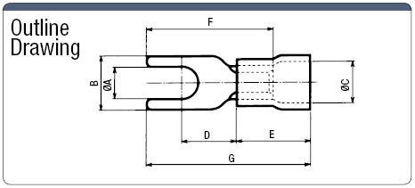 Insulated Crimp Terminal, Y Shape:Related Image