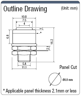 Ø 4 mm Low-profile Banana Plug (6 A):Related Image