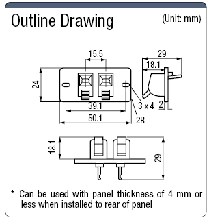 Panel Model Terminal / 2 Push Lever:Related Image