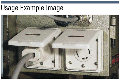 Commercial Locking Model Outlet - Weatherproof Cover (For Device Mounted Outlets):Related Image