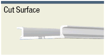 DIN Rail (Aluminum Model) Mounting Holes, 4.5 x 25 Long Hole:Related Image