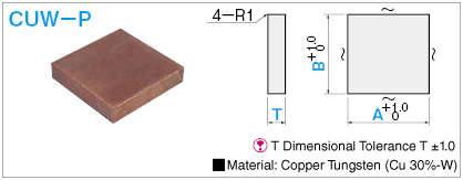 Electrode Blank Plate Electrode Copper Tungsten: Related Image