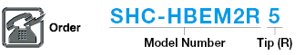 SHC Series Carbide Ball End Mill, for High-Hardness Steel Machining, 2-Flute / Regular Model:Related Image