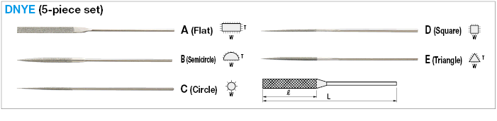 Electroplated Diamond Needle File:Related Image