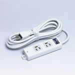 General-Purpose Power Strip, Retaining, 2 Ports