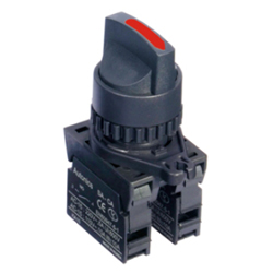 Ø22/25 Non-embeddable Type Short Lever Selector Switch 