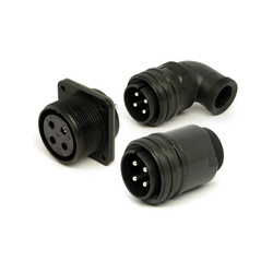 Circular Waterproof/Soldered Connection Type Connector (CE05 Series) (R1) (CE05-8A20-4PD-D-BAS(R1)) 