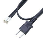 AC Cord - Heat-Resistant Cord with 2P Plug on One End