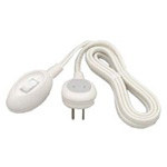 Extension Cord - Easy-to-Reach Switch Cord (WTS-100B(W)) 