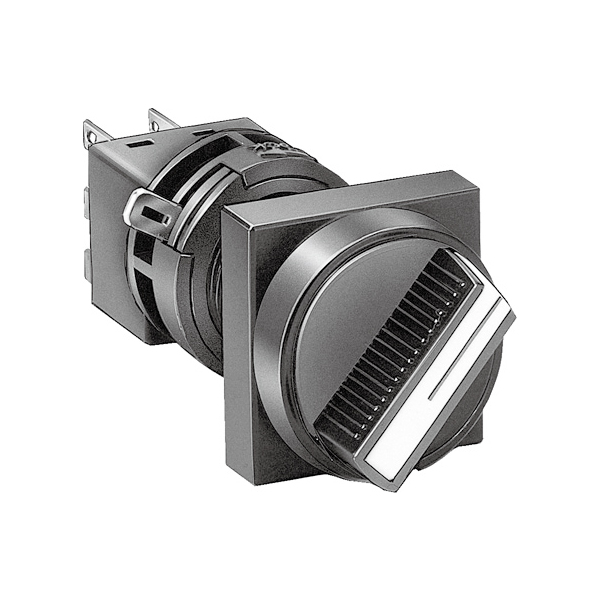 ø16 H6 Series Selector Switch, Rounded Corners (HA3S-2C1) 