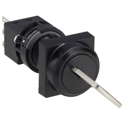 ø16 H6 Series Keyed Selector Switch, Rounded Corners (HA3K-2C2B) 