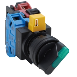 ø22 HW Series, Illuminated Selector Switch (HW1F-302Q4S) 