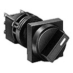 ø16 H6 Series Keyed Illuminated Selector Switch, Rounded Corners (HA3F-2C14R) 