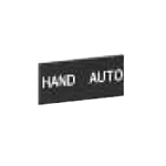 Plate for ø22 Control Unit Name Plate (HWAM Type/HWAQ Type) (HWNP-31) 