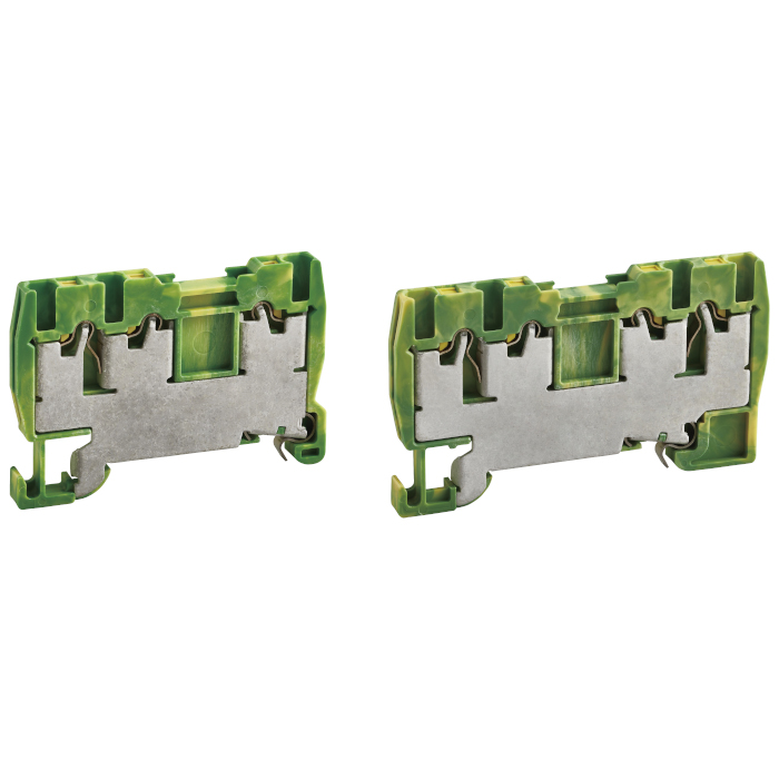 Clutch Lock Terminal Block, Compact Series (rail type), Earth Dedicated Type (TW26DE) 