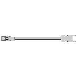 MELSERVO-J3 Series Encoder Cable (Relay Type) Amplifier Side (MR-EKCBL2M-H) 