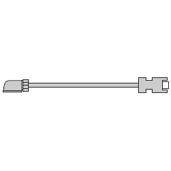 MELSERVO-J3 Series Encoder Cable (Direct Type) (MR-J3ENCBL5M-A1-H) 